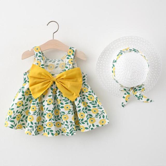 nvxiot Fashion Baby Girl Dress Ins Children Clothes Summer Princess Party Dress For 1-3y Costumes Kid 2pcs Toddler Plaid Clothing