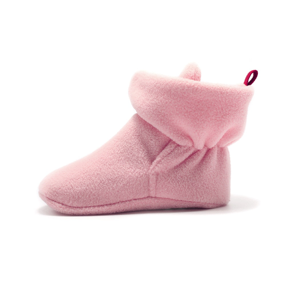 YWHUANSEN Unisex Baby Newborn Coral Fleece Bootie Winter Warm Infant Toddler Crib Shoes Girls Boys Floor First Walkers Boots