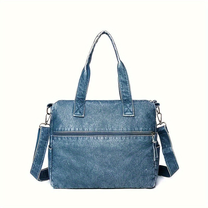 Women's Crossbody Bag Shoulder Bag Crossbody Bag Shoulder Bag PU Leather Outdoor Daily Zipper Lightweight Durable Solid Color Blue