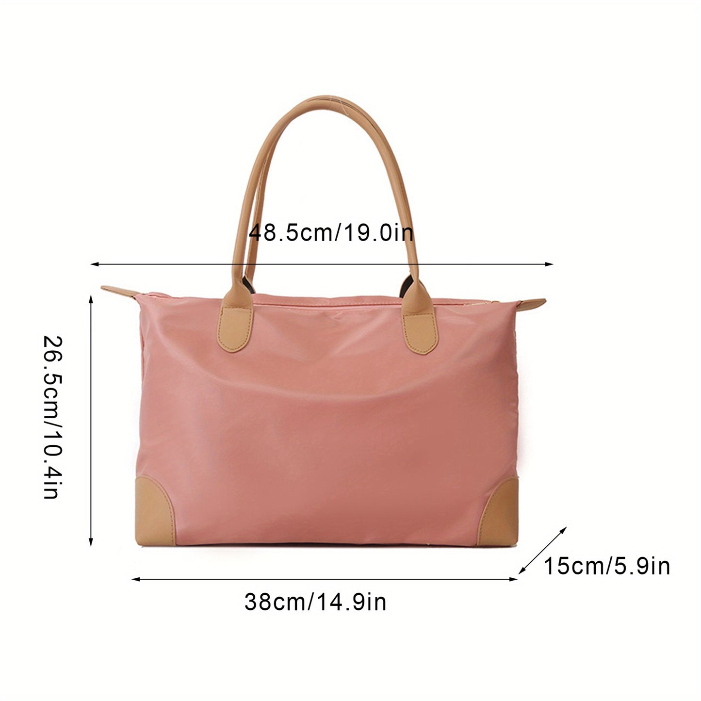 Large Capacity Tote Bag for Women, Top Handle Travel Shoulder Bag for Gym, Work, and Travel