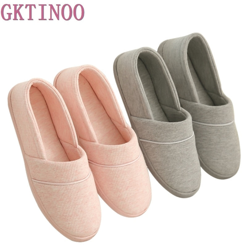 New 2021 Winter-Autumn At Home Thermal Cotton-Padded Slippers Women's Cotton Slippers Indoor Slippers With Soft Outsole Shoes