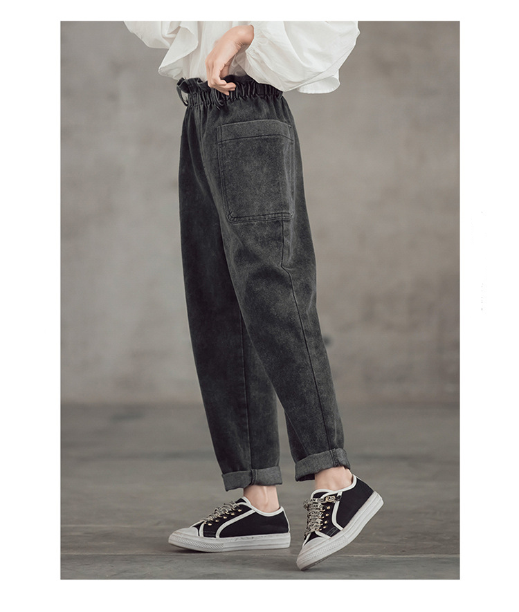 nvxiot Teenage Girls Jeans  New Spring Kids Pants Fashion Loose School Trousers Autumn Fashion Jeans Children Pants 12 13 14 Years