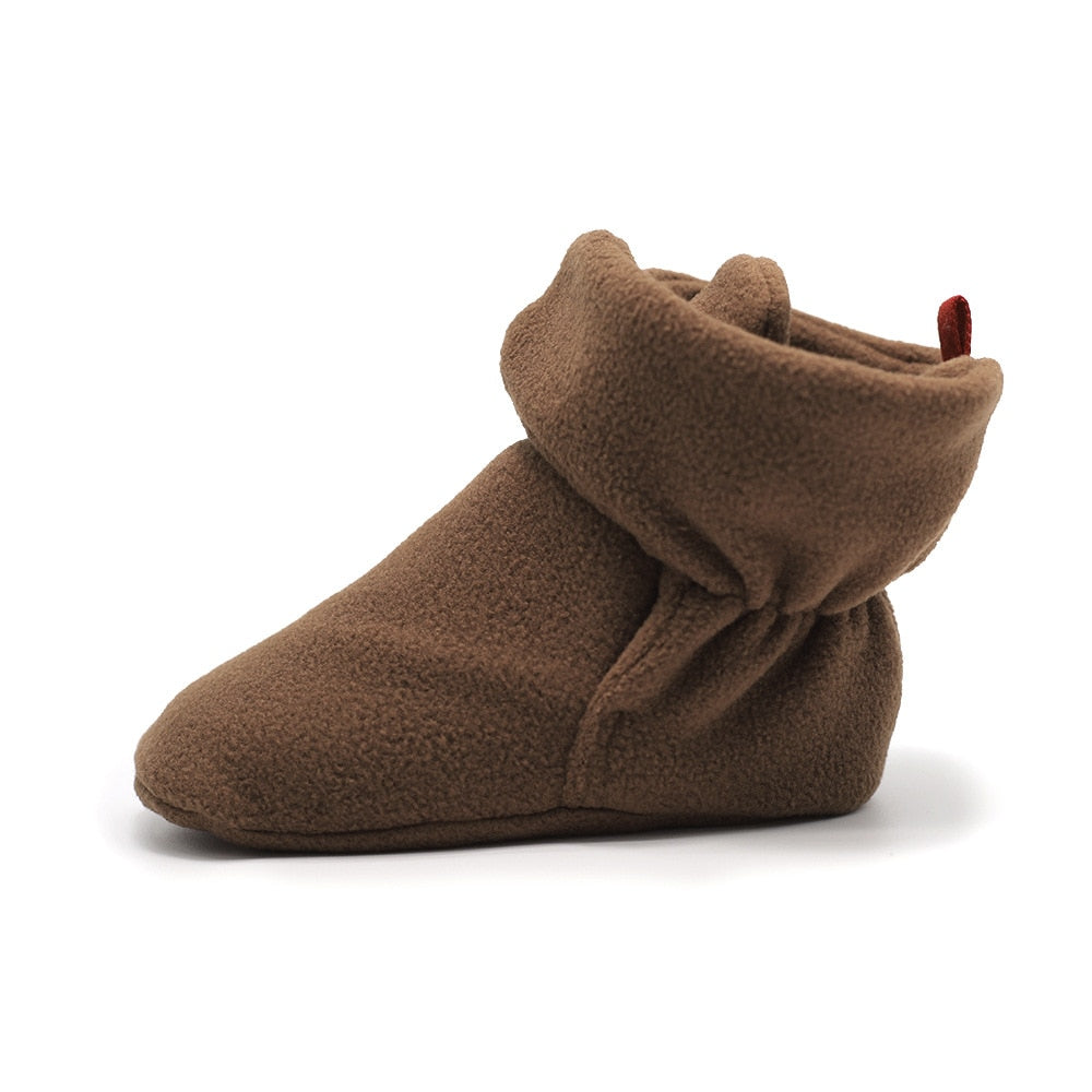 YWHUANSEN Unisex Baby Newborn Coral Fleece Bootie Winter Warm Infant Toddler Crib Shoes Girls Boys Floor First Walkers Boots