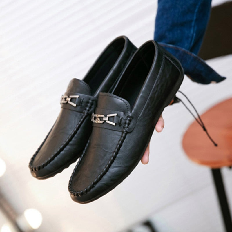 Men Loafers Shoes Driving Fashion Boat Footwear Man Brand Leather Moccasins Men'S Shoes Men Comfy Drive Men's Casual Shoes