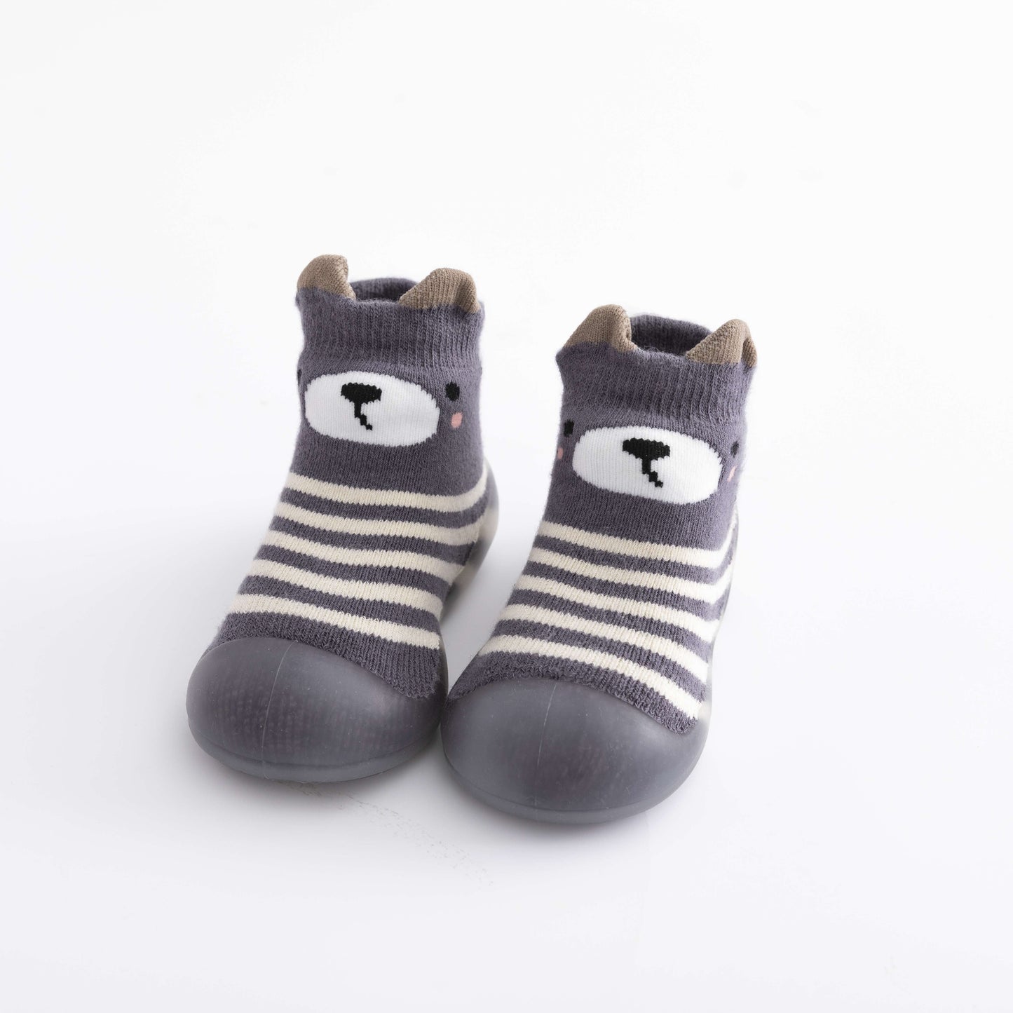 0 to 4 Years Cute Bear Winter Kids Warm Terry Socks Shoes Socks Infant Boys Thicken Shoes Cotton Baby Girls Booties Soft Sole