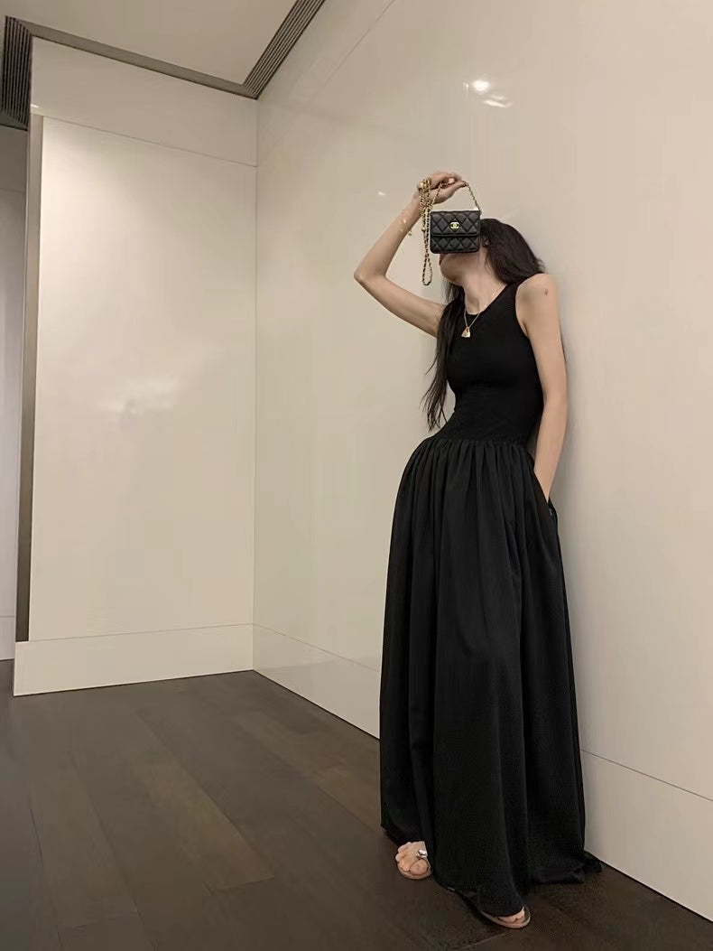 nvxiot-Minimalist Sleeveless Elegant Long Dress