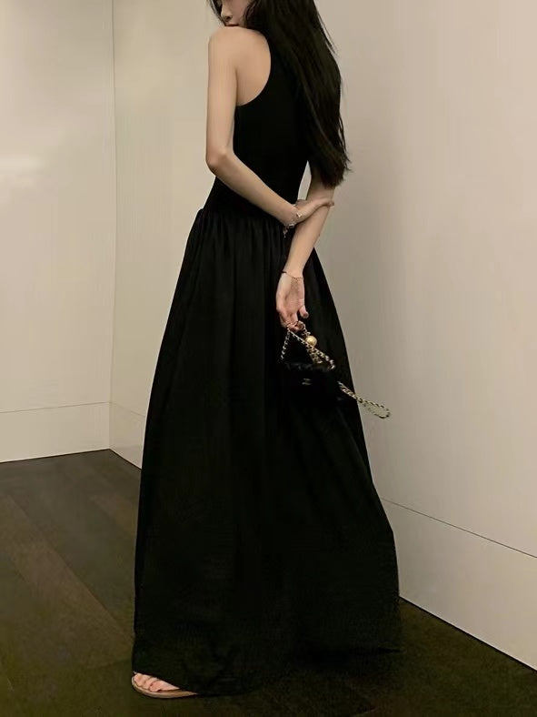 nvxiot-Minimalist Sleeveless Elegant Long Dress