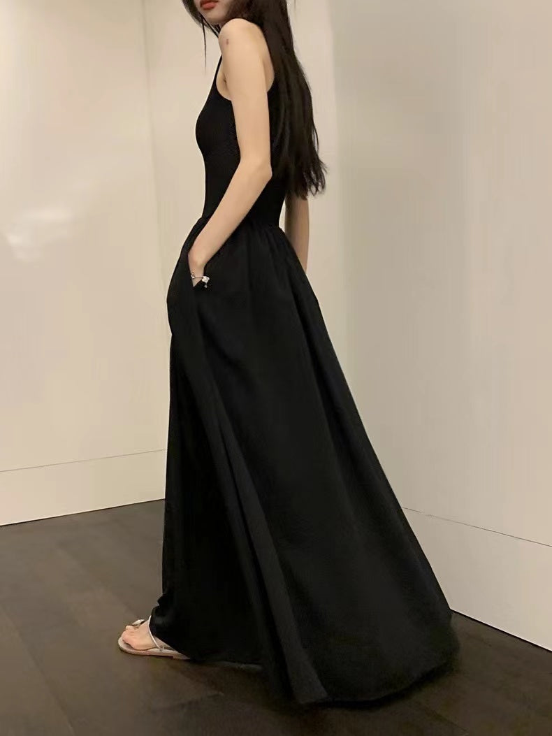 nvxiot-Minimalist Sleeveless Elegant Long Dress