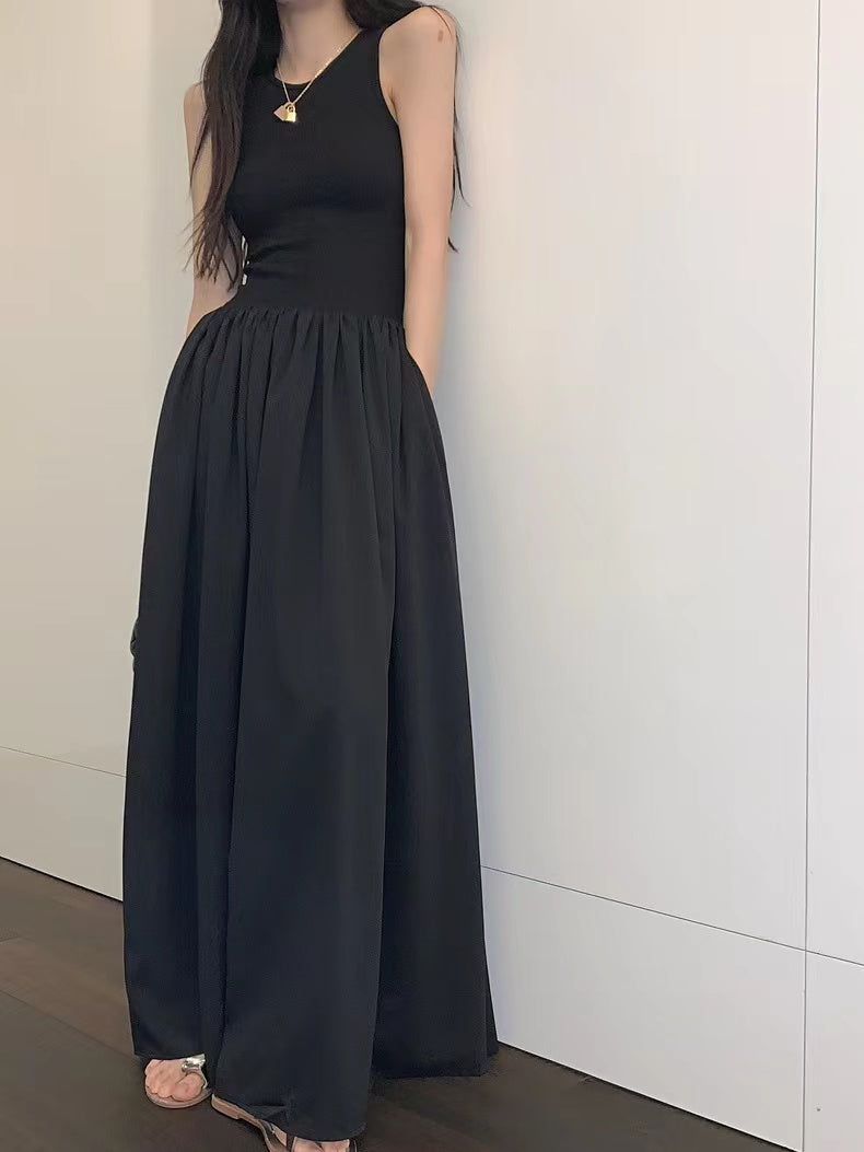 nvxiot-Minimalist Sleeveless Elegant Long Dress