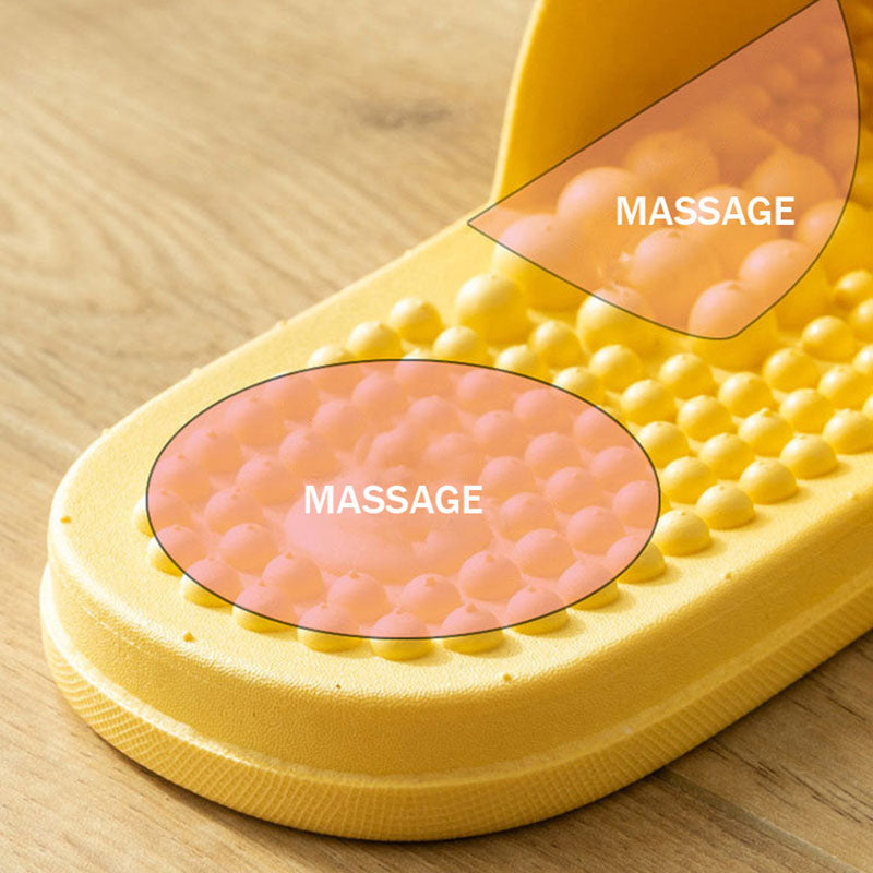 Non-slip Massage Slippers Women Indoor Slides PVC Home Slippers for Bathing Men Massage House Shoes Non-slip Sandals Bathroom