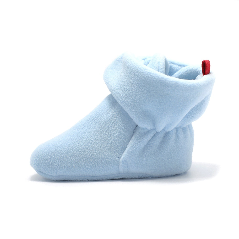 YWHUANSEN Unisex Baby Newborn Coral Fleece Bootie Winter Warm Infant Toddler Crib Shoes Girls Boys Floor First Walkers Boots