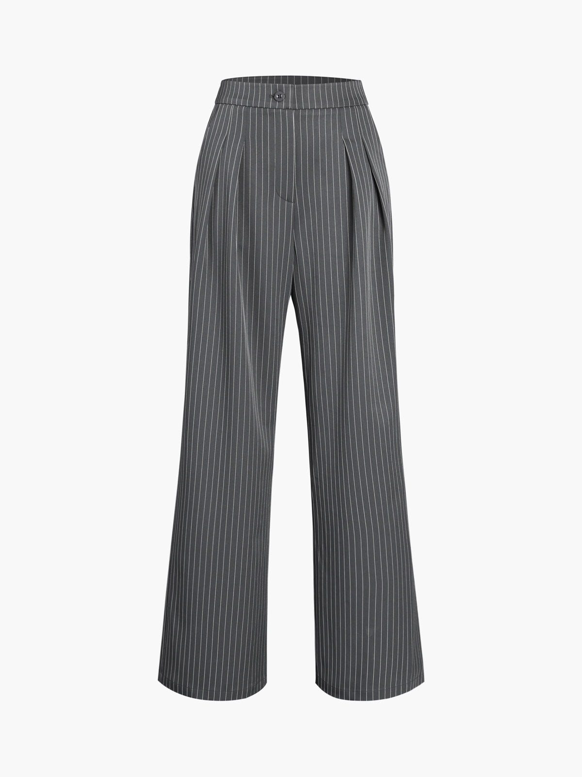 nvxiot Pinstripe Pleated Wide Leg Dress Pants