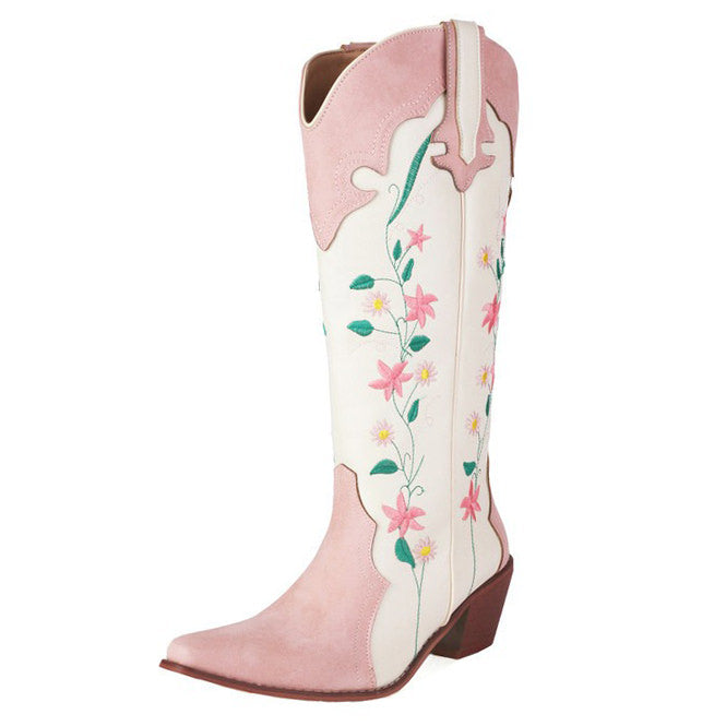 Canyon Town Floral Cowboy Boots