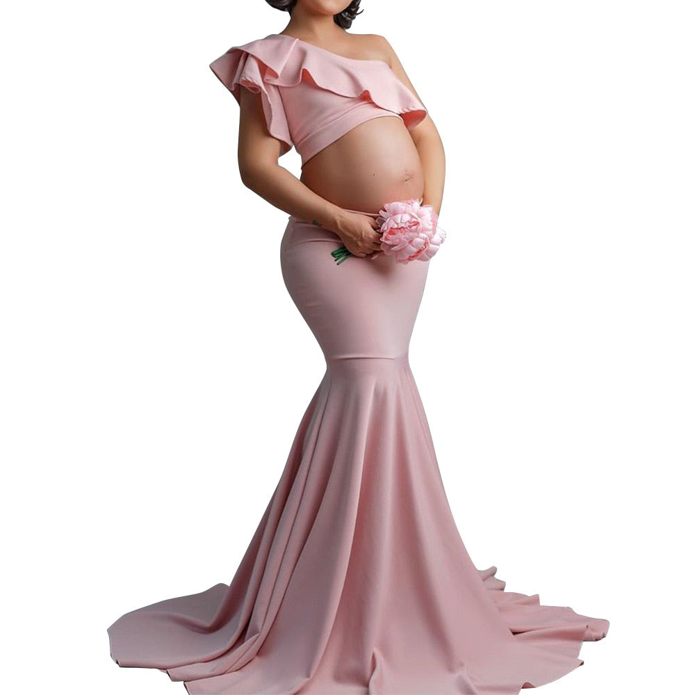 nvxiot  Sexy Maternity Shoot Dress Sequins Tulle Pregnancy Photography Dresses Sleeveless Maxi Gown For Pregnant Women Long Photo Prop