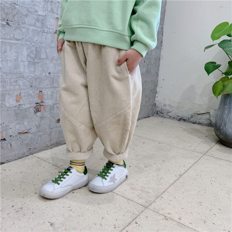 Harem Pants Winter Pants for Kids Sport Pants Children Trousers Hildren Pants Corduroy Kids Clothes Girls Toddlers Thick Warm