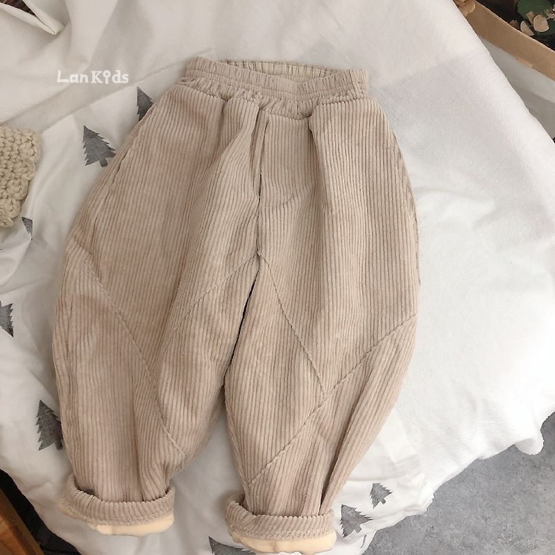 Harem Pants Winter Pants for Kids Sport Pants Children Trousers Hildren Pants Corduroy Kids Clothes Girls Toddlers Thick Warm