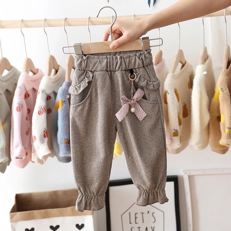 nvxiot spring fall baby girls clothes kids pants infant casual trousers children wear princess pants 1 2 3 4 T baby cloth