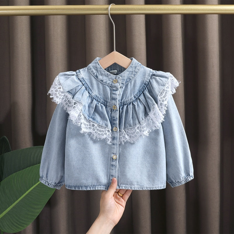 nvxiot Spring Baby Girls' Clothes kids outfit sets Denim Jacket + Jeans Suits for toddler girls clothing  baby Fashion Design sets