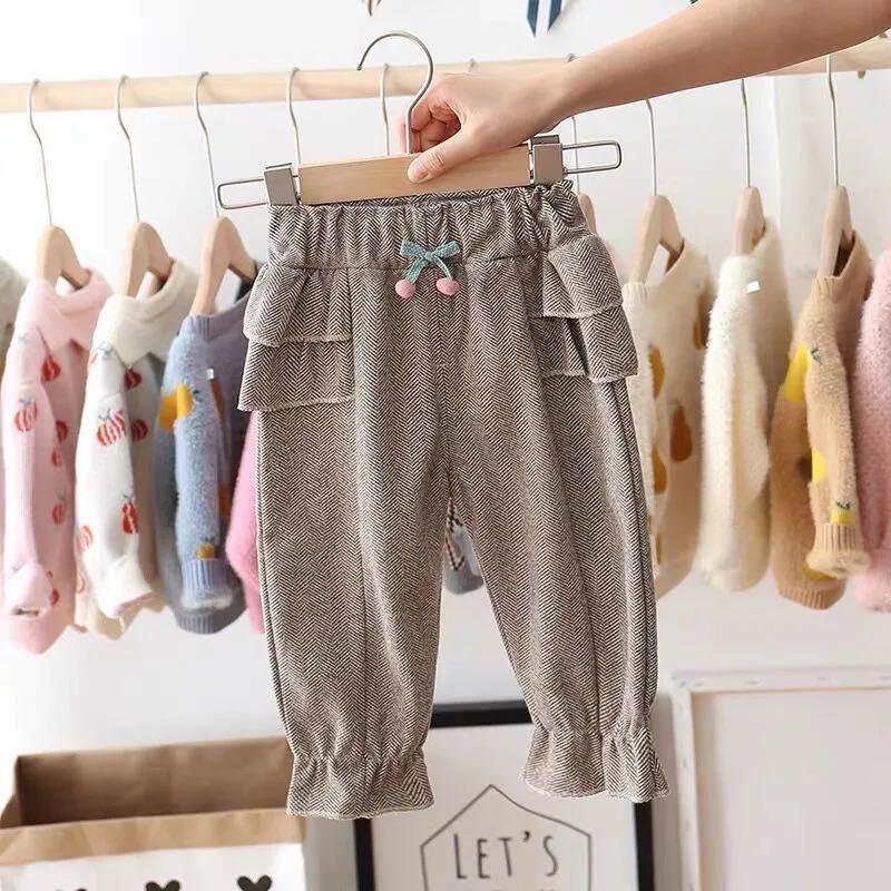 nvxiot spring fall baby girls clothes kids pants infant casual trousers children wear princess pants 1 2 3 4 T baby cloth