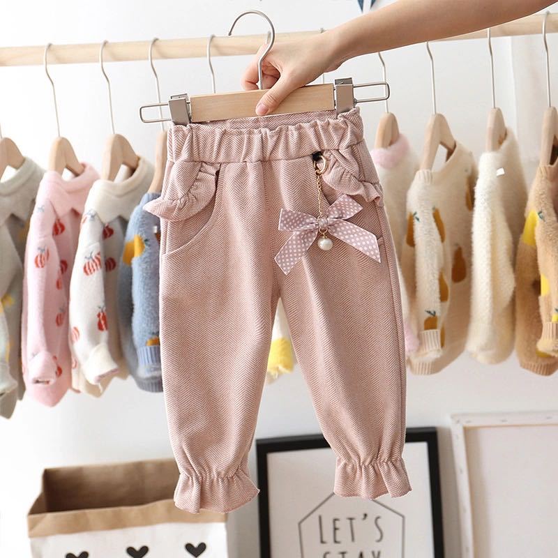 nvxiot spring fall baby girls clothes kids pants infant casual trousers children wear princess pants 1 2 3 4 T baby cloth