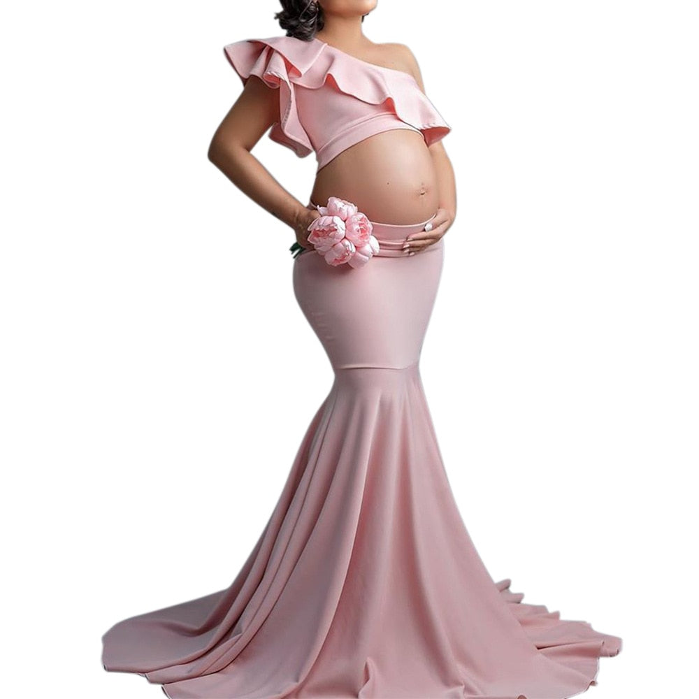 nvxiot  Sexy Maternity Shoot Dress Sequins Tulle Pregnancy Photography Dresses Sleeveless Maxi Gown For Pregnant Women Long Photo Prop