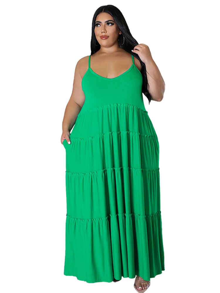 nvxiot Elegant Dresses for Women Plus Size 5xl Ladies Summer Maxi Long Dress Backless Sexy Strap Dresses