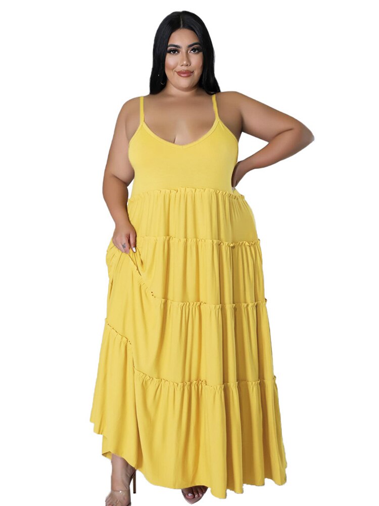 nvxiot Elegant Dresses for Women Plus Size 5xl Ladies Summer Maxi Long Dress Backless Sexy Strap Dresses