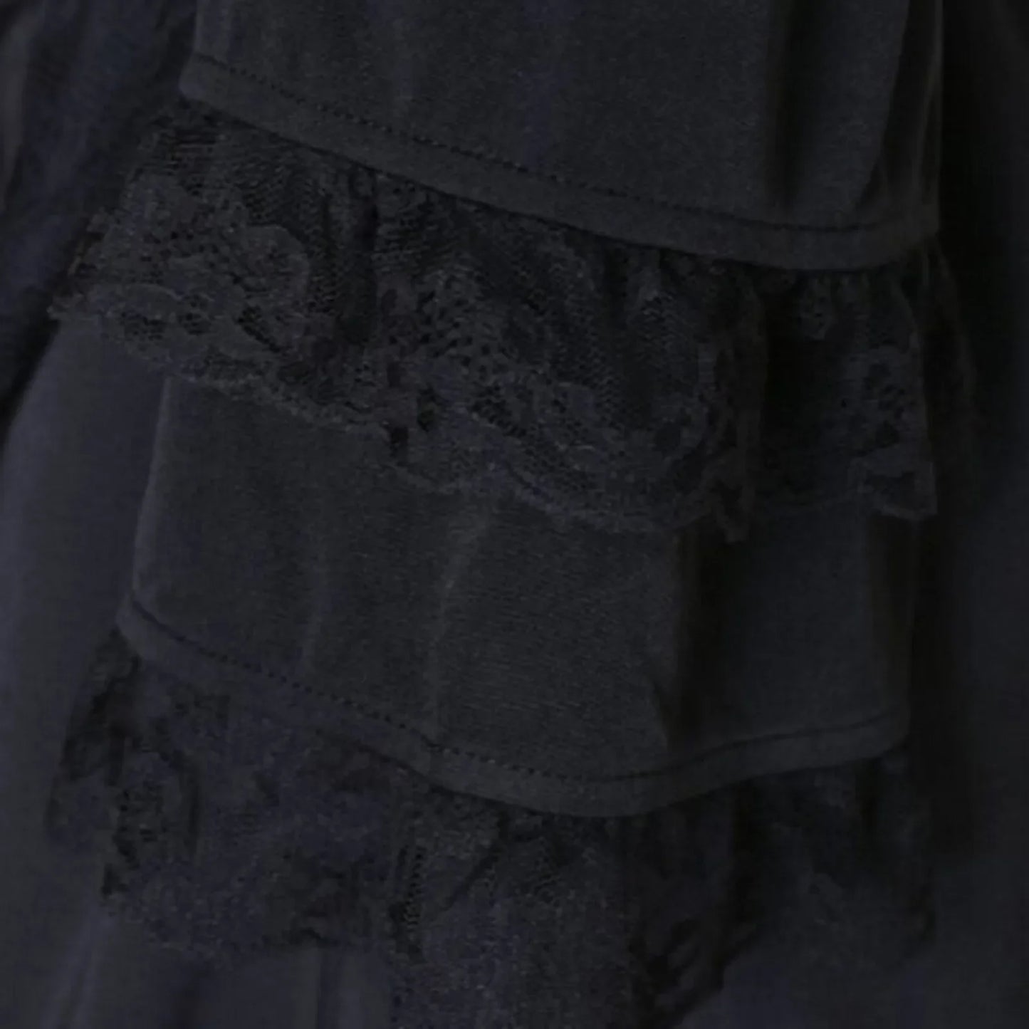 nvxiot  -  Women's Black Sexy Gothic Lace Trim Lace-up Party Dress Steampunk Victorian Style Gothic Jacket Medieval Noble Court Dress