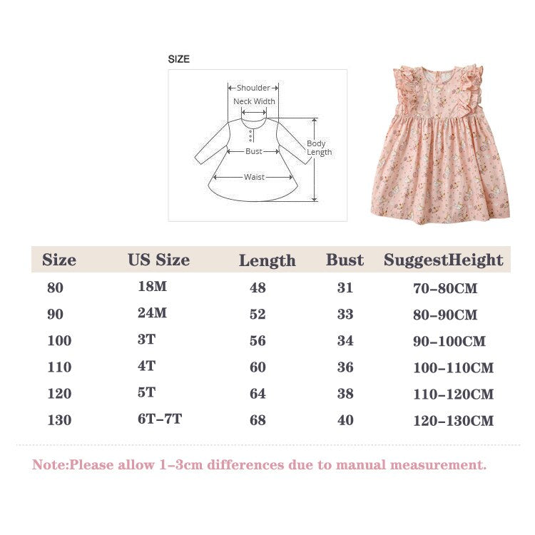 Summer Baby Girls Princess Dress Children Clothes Cotton Short Sleeve Blouse Top+Pants Suits  Kids Party pastoral Floral skirt