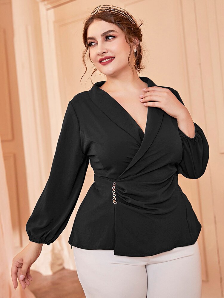 nvxiot Cheap Clearance Price Outfit Fashion Women Blouse Plus Size Tops Spring Autumn Long Sleeve Oversize T-Shirt Clothing