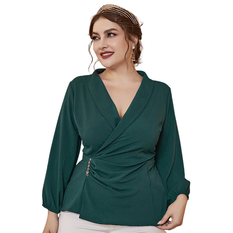 nvxiot Cheap Clearance Price Outfit Fashion Women Blouse Plus Size Tops Spring Autumn Long Sleeve Oversize T-Shirt Clothing