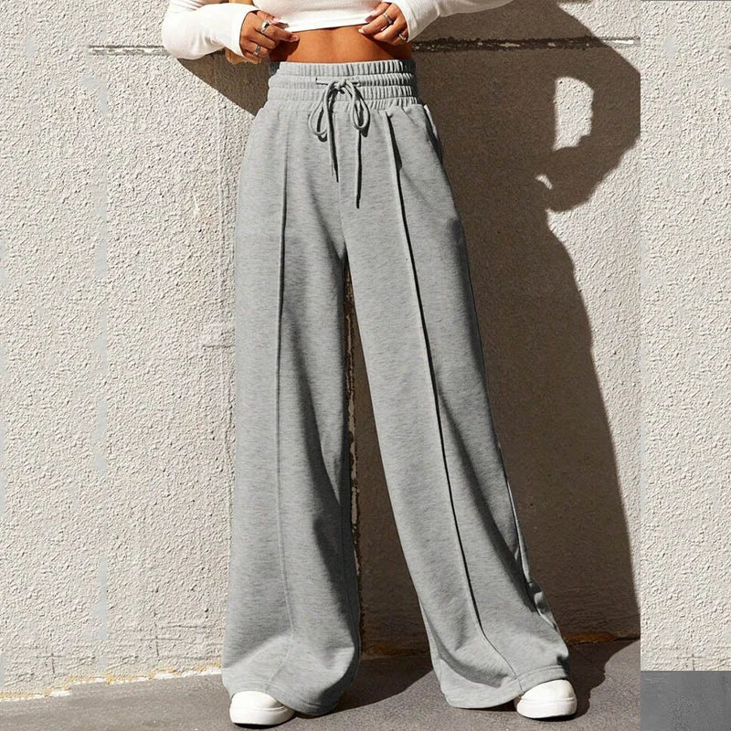 nvxiot Sports pants women autumn  new straight leg loose trousers wide leg pants women's outdoor dance elasticity casual pants