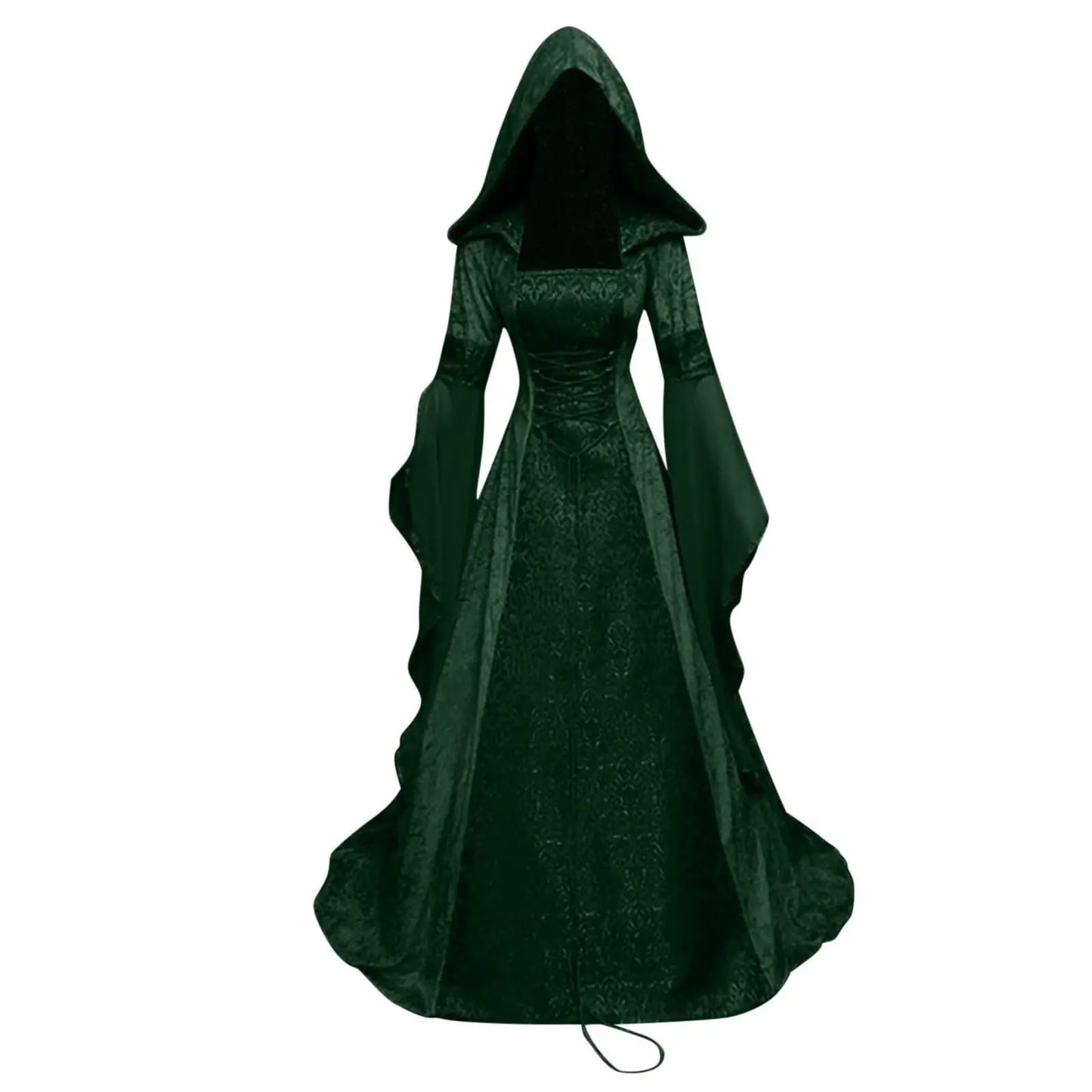 MQTIME  -  7 colors Medieval Retro Gothic Hoodie Witch Long Skirt Luxury Women's Party Dress Cosplay Vampire Halloween Adult Costume