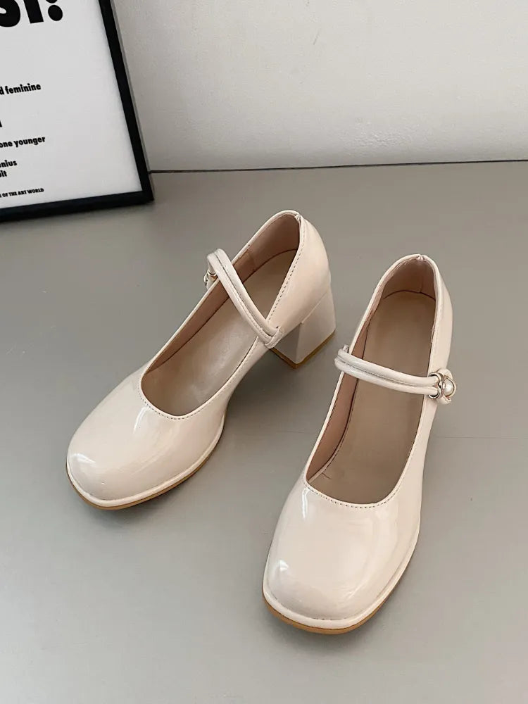 nvxiot French Elegant High Heels Shoes Office Lady Pure Color Korean Style Sandals Design Summer Chic Casual Non Slip Sandals