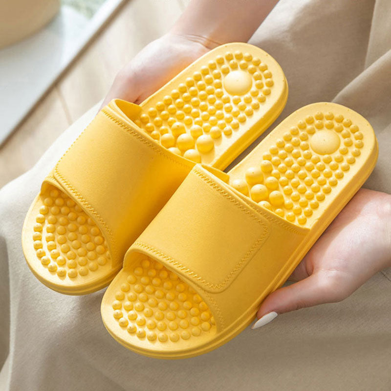 Non-slip Massage Slippers Women Indoor Slides PVC Home Slippers for Bathing Men Massage House Shoes Non-slip Sandals Bathroom