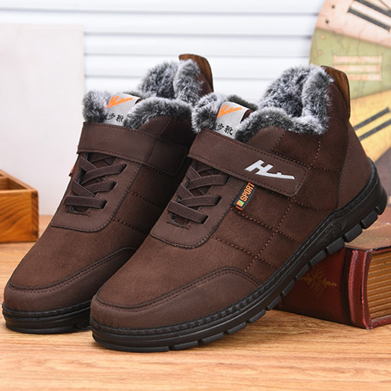 2020 New Men Boots Fashion Winter Snow Boots Fur Warm Winter Ankle Shoes Men Footwear Male Sneakers For Men Tennis Masculino