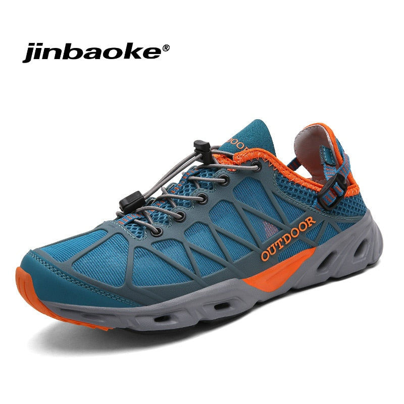 Lightweight Men Sandals Outdoor Shoes Mesh Breathable Sport Sandals Water Shoes Fishing Sneaker Women Hiking Sandals Aqua Shoes