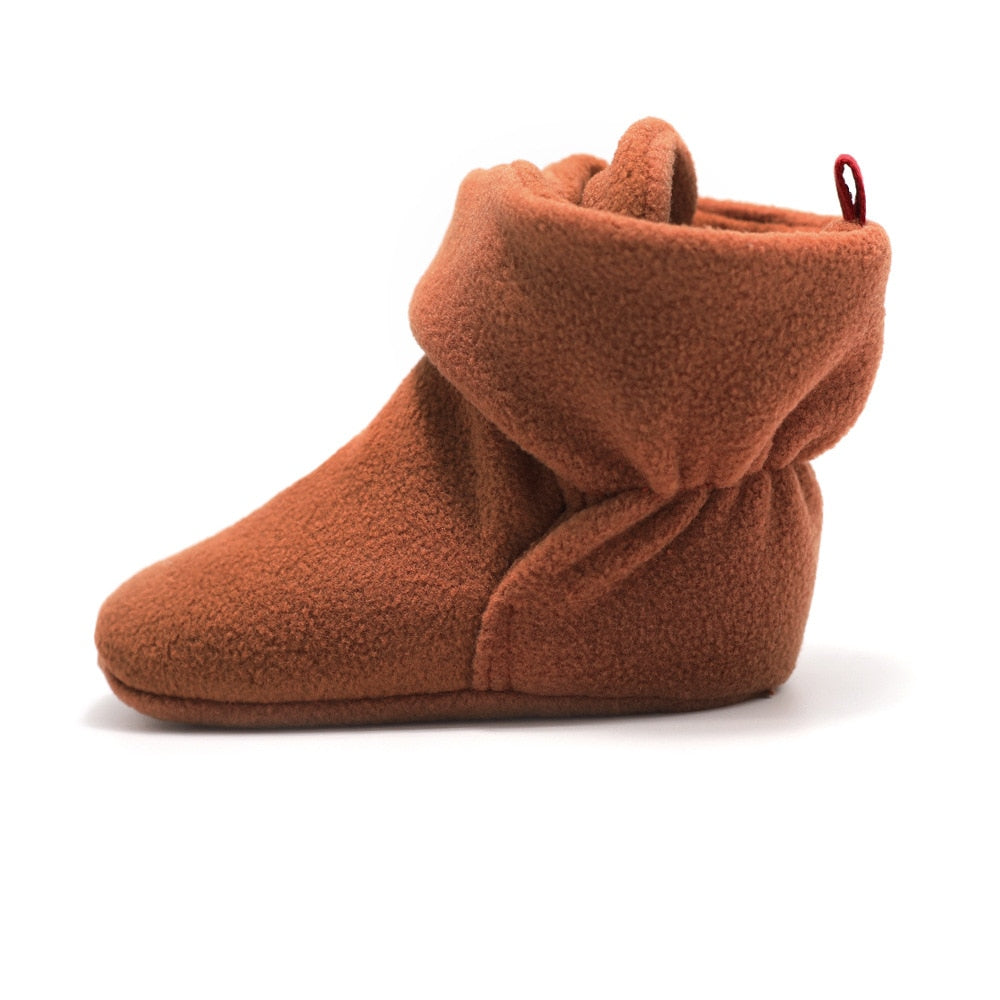 YWHUANSEN Unisex Baby Newborn Coral Fleece Bootie Winter Warm Infant Toddler Crib Shoes Girls Boys Floor First Walkers Boots