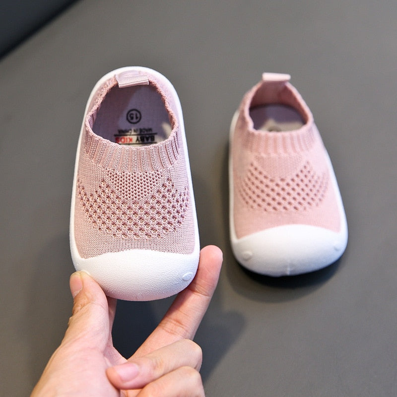 Kid Baby First Walkers Shoes Breathable Infant Toddler Shoes Girls Boy Casual Mesh Shoes Soft Bottom Comfortable Non-slip Shoes