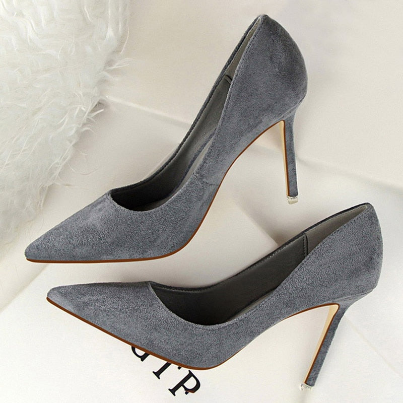 BIGTREE Shoes Women Pumps Fashion High Heels For Women Shoes Casual Pointed Toe Women Heels Stiletto Ladies Chaussures Femme