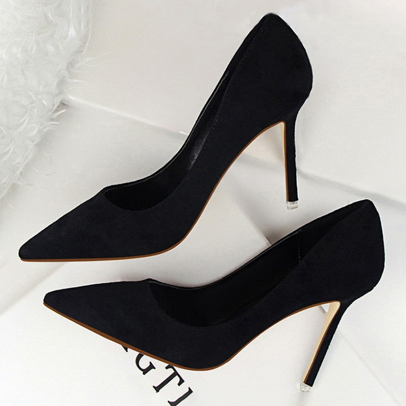 BIGTREE Shoes Women Pumps Fashion High Heels For Women Shoes Casual Pointed Toe Women Heels Stiletto Ladies Chaussures Femme