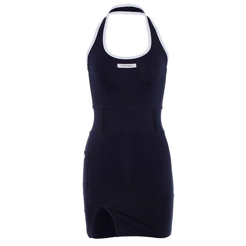 nvxiot Y2k Cotton Bodycon Mini Dress