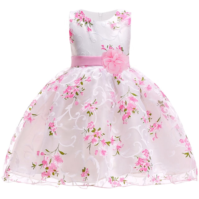 nvxiot Teen Girls Dresses for Party Wedding Ball Gown Princess Bridesmaid Costume Dresses for Kids Clothes Girl Children's Dresses