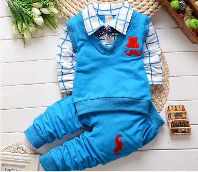 nvxiot New Spring Autumn Boys Clothing Sets Kids Sports Suit Children Tracksuit Boys T-shirt Pant Baby Cartoon Casual Clothes