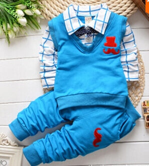 Bibicola Spring Autumn Baby Boy Christmas Outfits Clothing Sets Products Kids Clothes Set Babi Boys High Quality T-shirts+pants