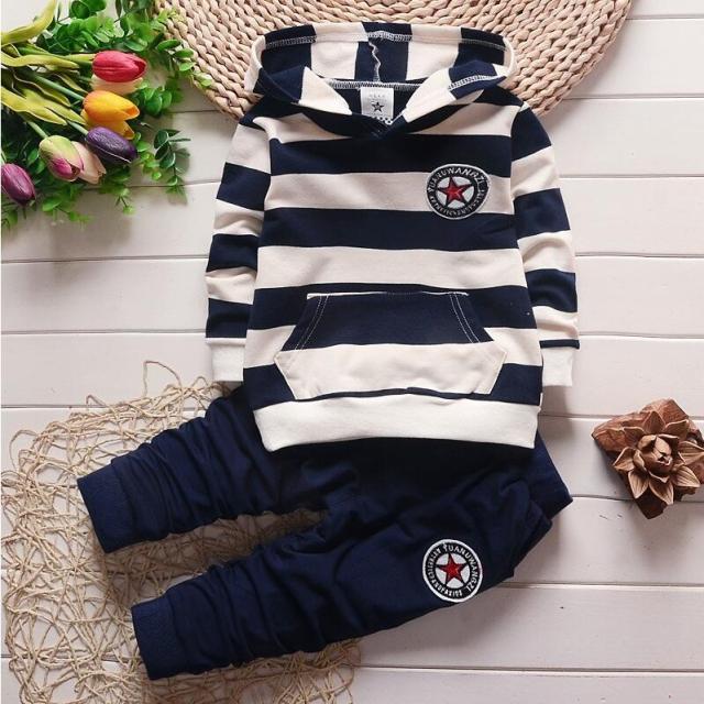 Bibicola Spring Autumn Baby Boy Christmas Outfits Clothing Sets Products Kids Clothes Set Babi Boys High Quality T-shirts+pants