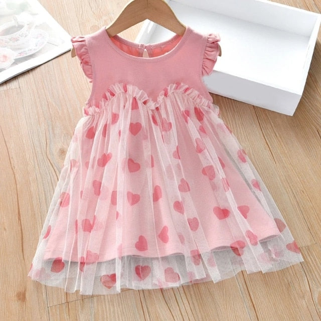 nvxiot Summer Girl Dresses Soild Dresses Princess Girls Clothes Party Children Clothing Toddler Baby Kids Dresses