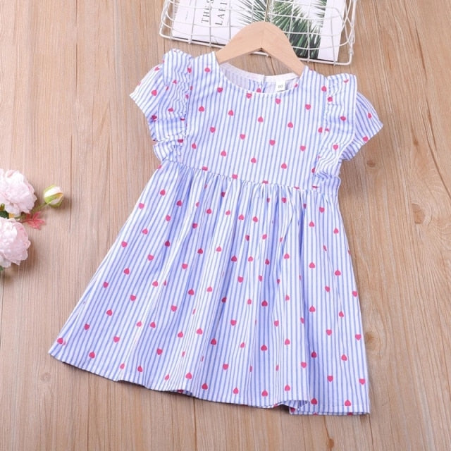 nvxiot Summer Girl Dresses Soild Dresses Princess Girls Clothes Party Children Clothing Toddler Baby Kids Dresses